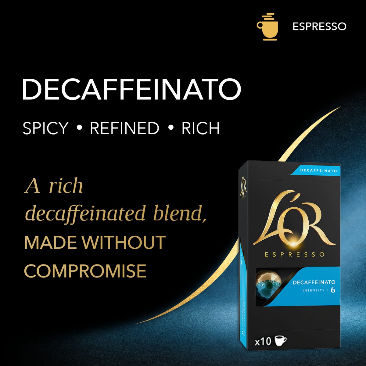 Espresso Decaffeinato - 10 Packs